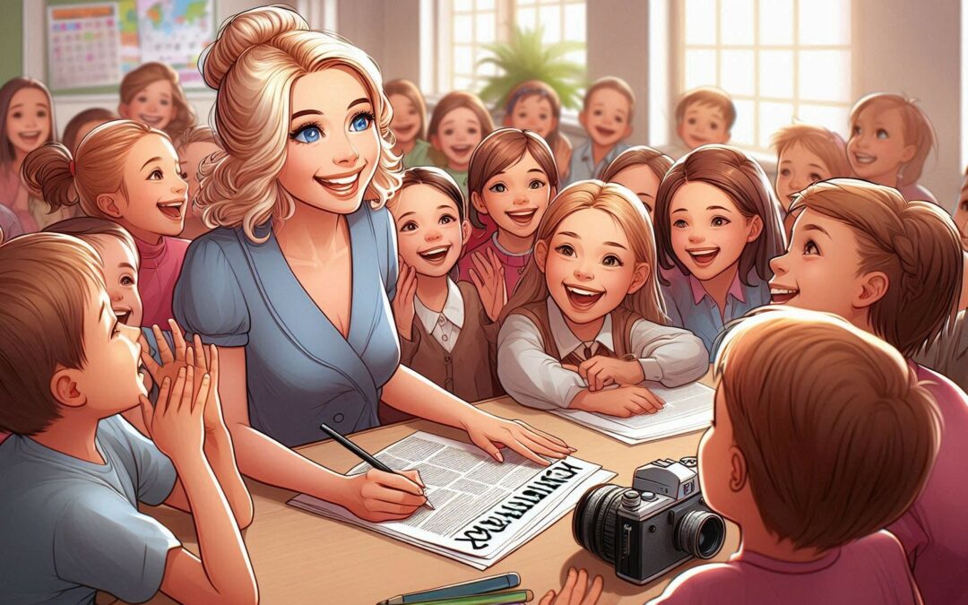 Les journalistes de l’école