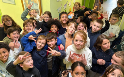 La crèche vivante de la paix à l’école Jeanne d’Arc 