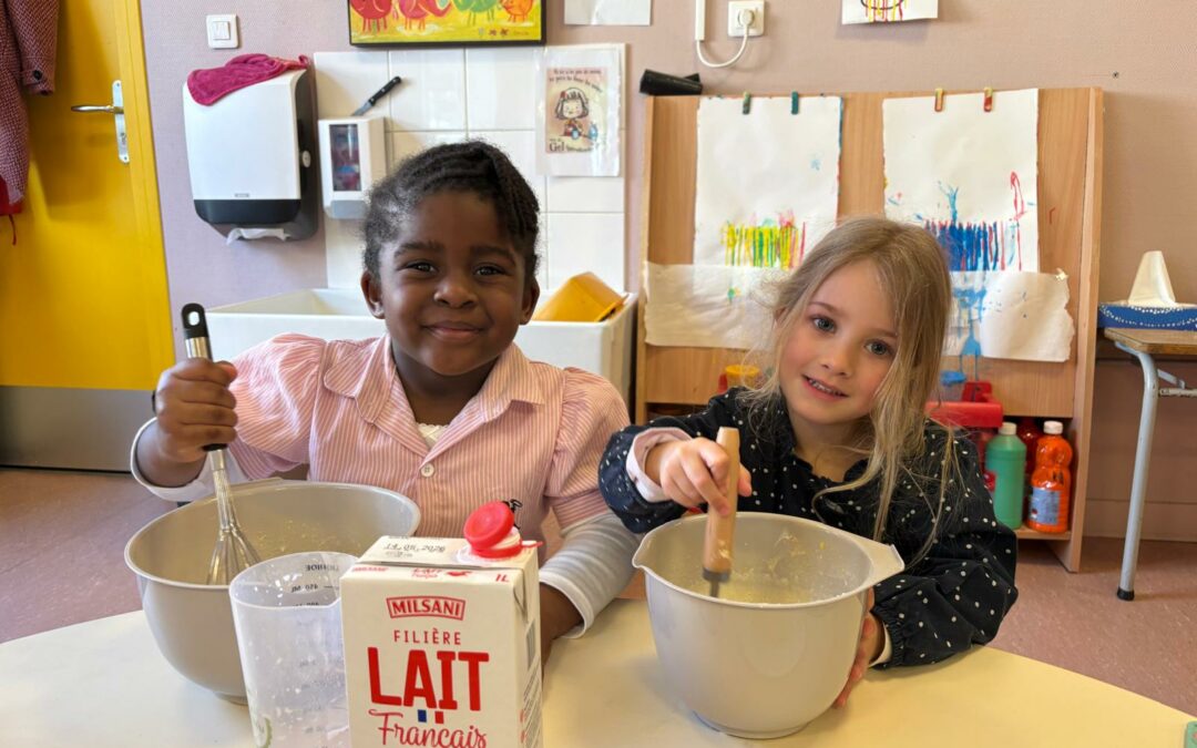 La Chandeleur dans la classe des petits moyens!  
